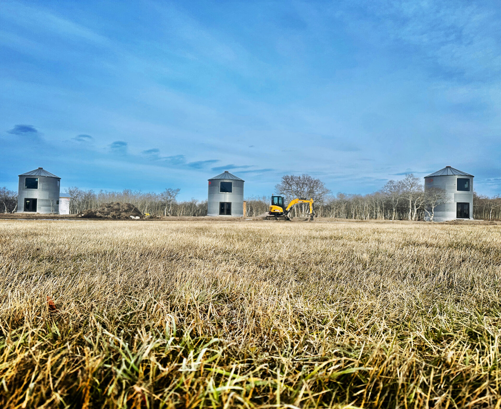 Twin Butte Silos South Canadian Rockies